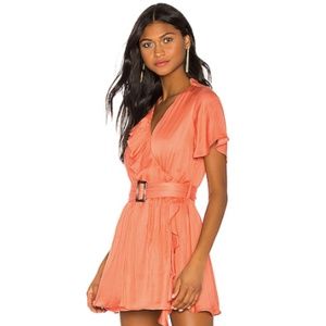 Revolve Tularosa Elias Dress in Salmon